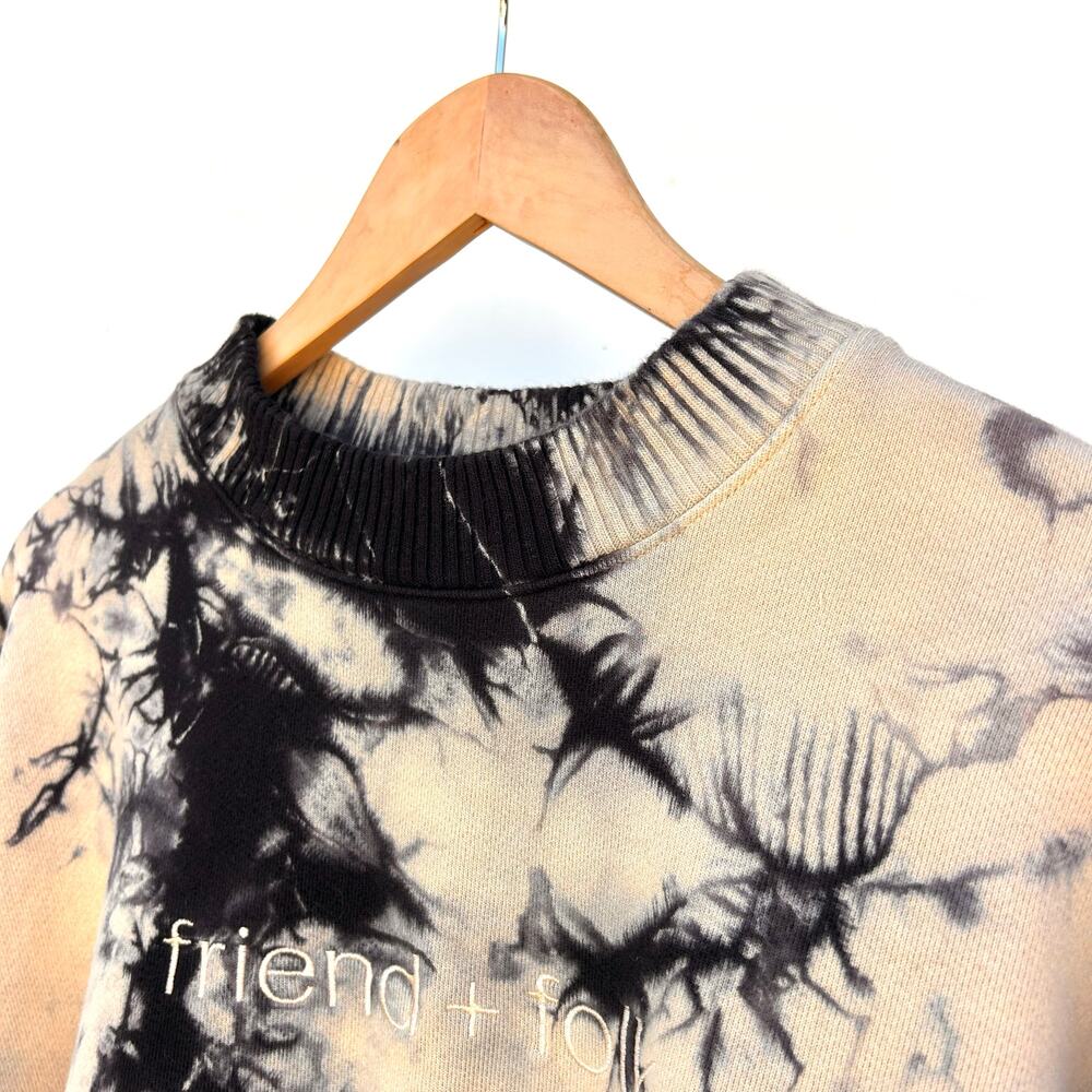 Friend + Folk Set Crewneck Sweatshirt Joggers Sweats Pants Medium Tie Dye Cotton - Picture 13 of 16